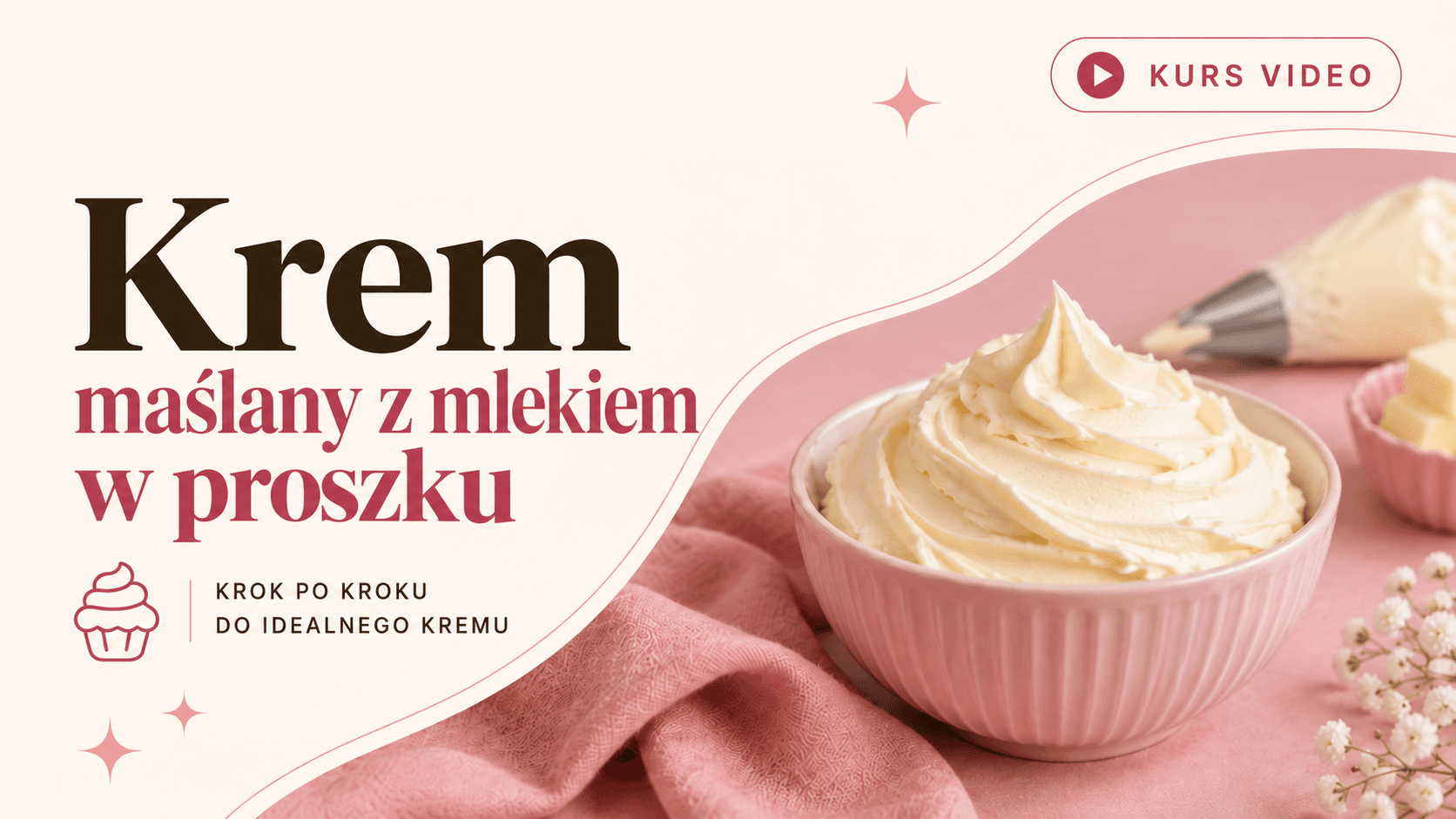 Jak zrobić krem maślany z mlekiem w proszku Jak zrobić krem maślany z mlekiem w proszku