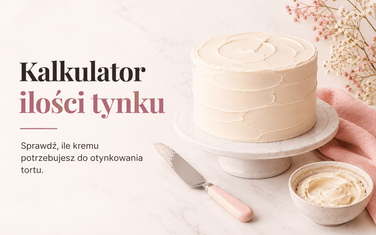 Kalkulator ilości tynku